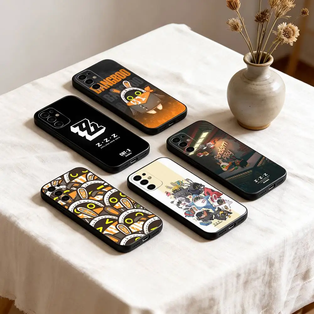 Bangboo Zenless Zone Z-zero   Phone Case Black Silicone Soft For Samsung S25,S24,S21,S22,S23,S30,Ultra,S20,Plus,Fe,Lite