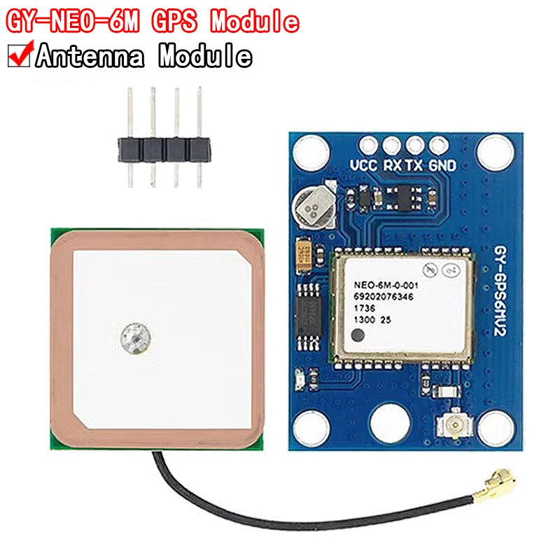 GY-NEO6MV2 New NEO-6M GPS Module NEO6MV2 with Flight Control EEPROM MWC APM2.5 Large Antenna for Arduino 6MV2