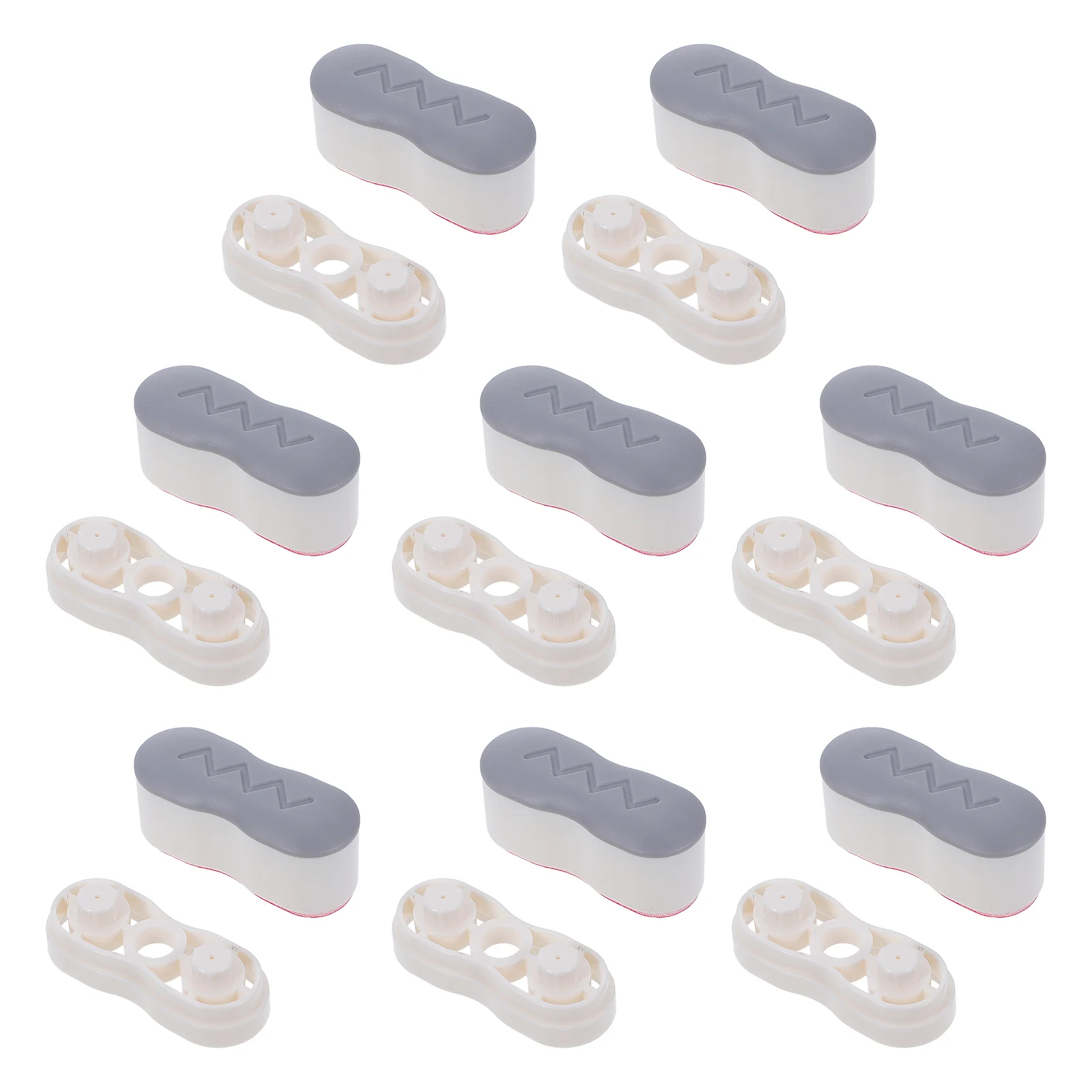 

8 Pcs Gasket Toilet Seat Cushioning Pad Bumper Universal Self-adhesive Grey Bumpers