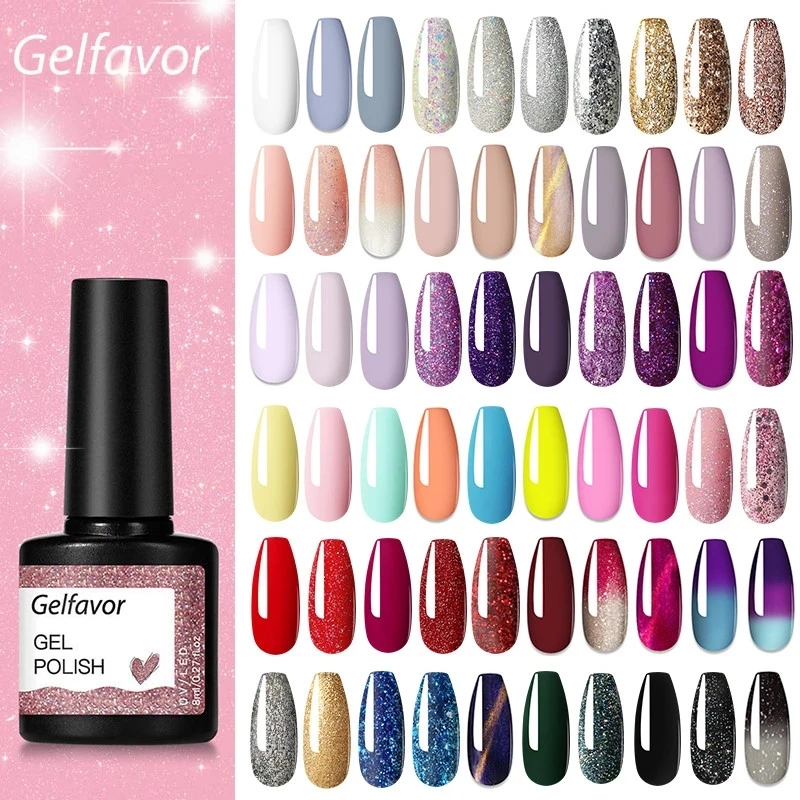 NAILWIND Unique Nail Art Glossy Top Coat 8ML Gel Polishes Semi Permanent hybrid Nail Lacquer Gel Varnishes