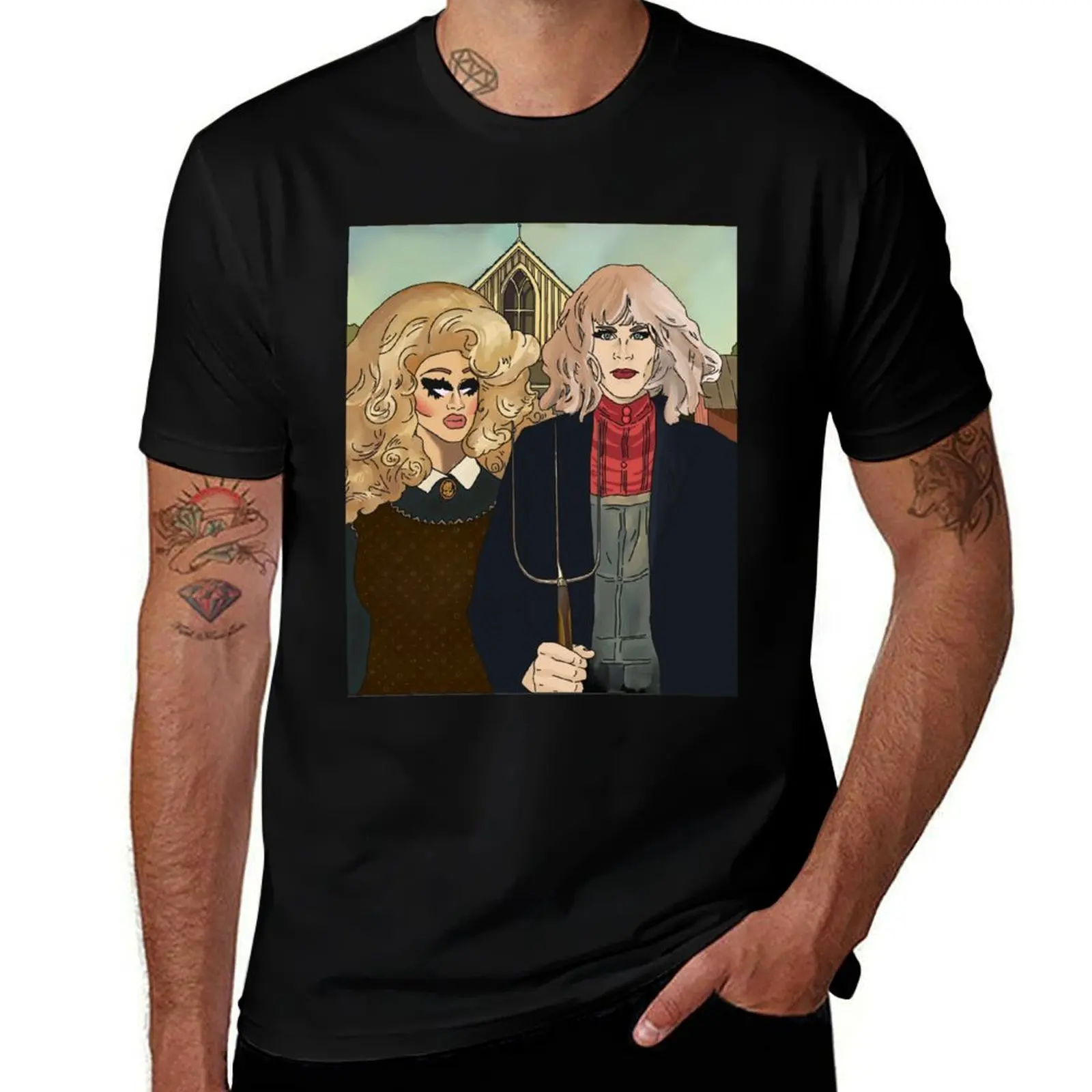 American UNHhhh T-Shirt Casual Fashion Print Tee Top T-Shirt