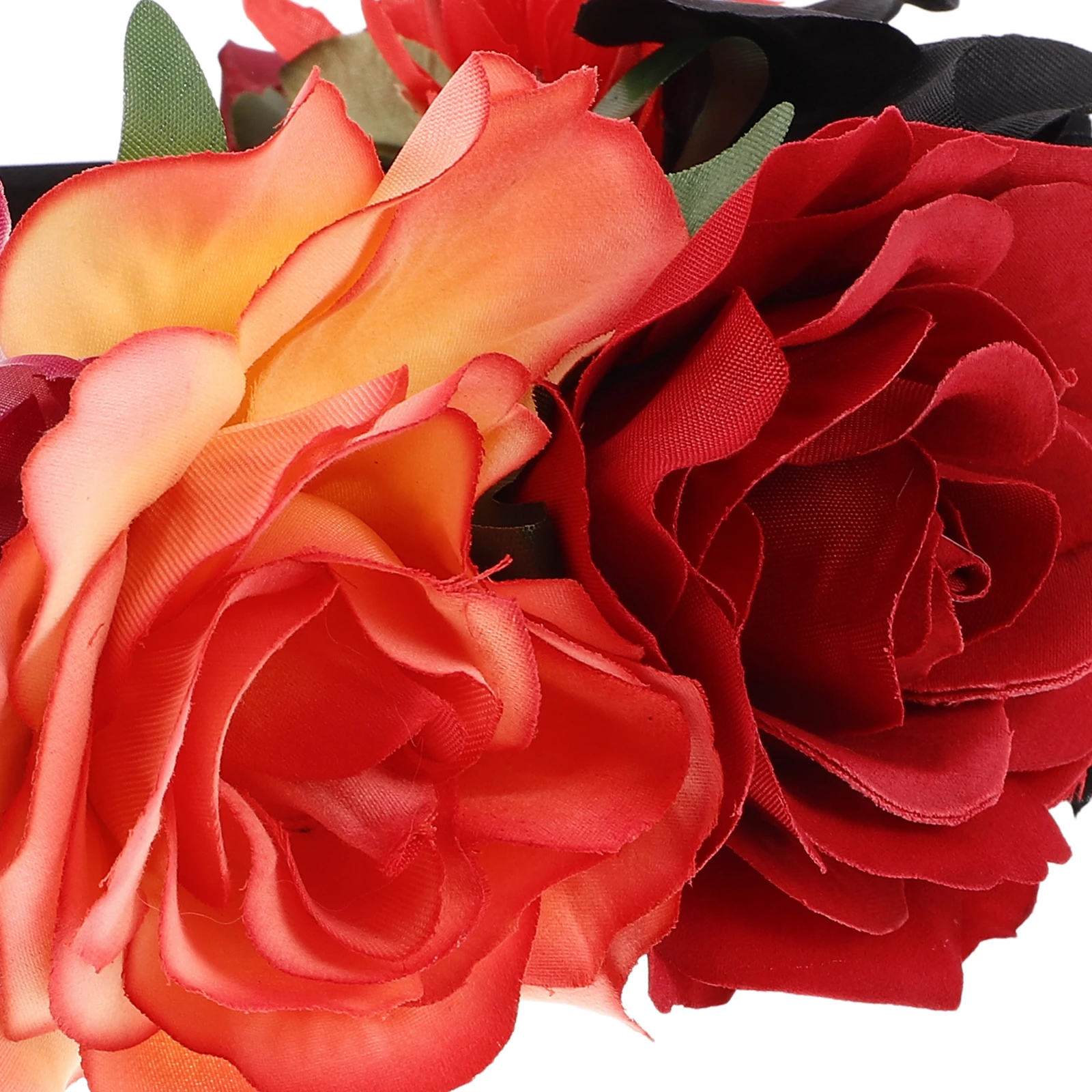 عصابة رأس على شكل زهرة الورد للهالوين غطاء رأس إبداعي لحفلات المهرجانات صنعة ممتازة دعامة ذات صورة ذاتية #2