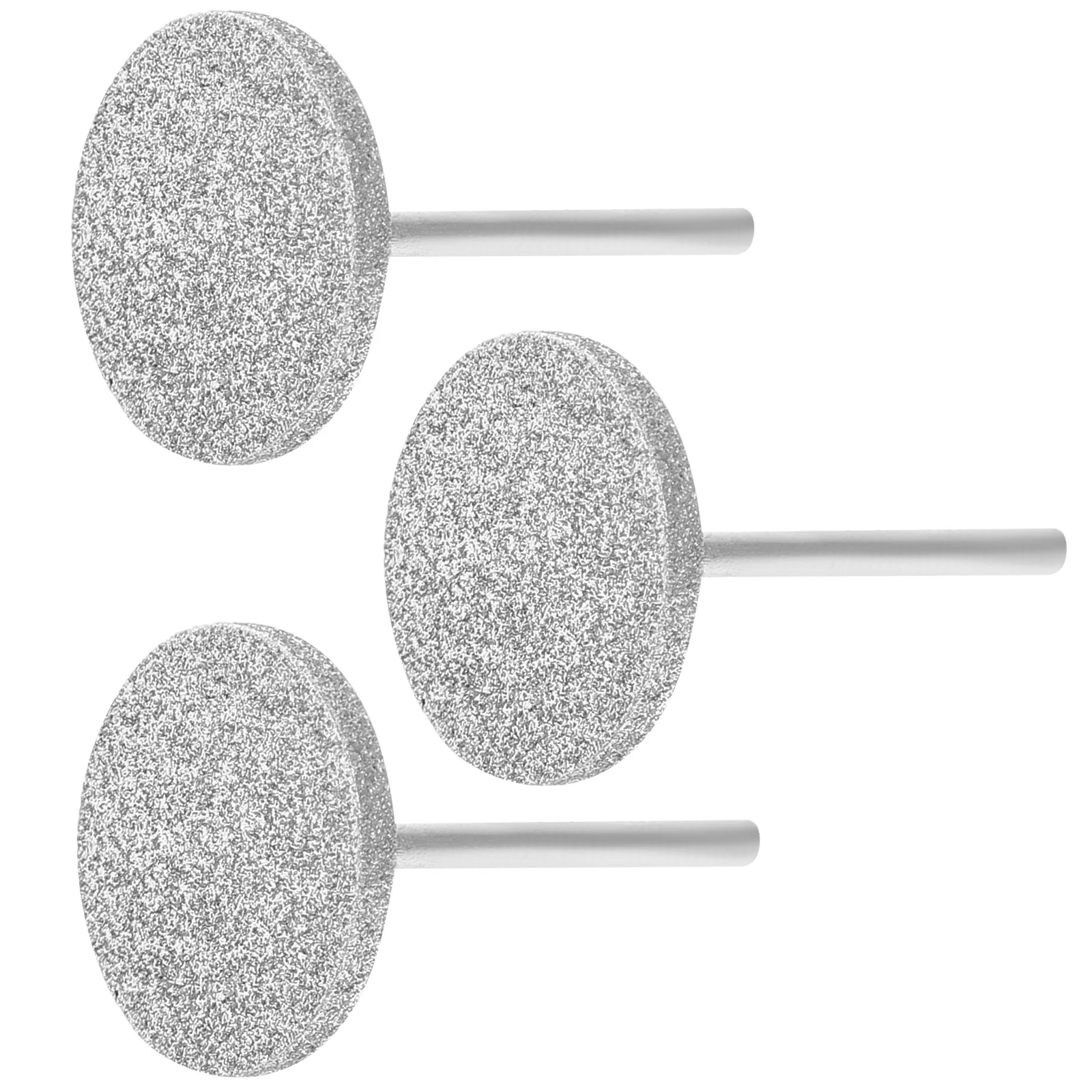 3 stuks ronde nagelboren diamant platte schuurschijven voor manicure pedicure elektrische nagelboor accessoires diamant schuurschijf
