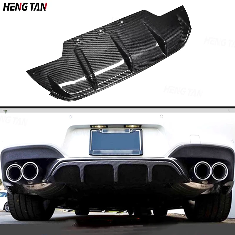 

Carbon Fiber Body kit For BMW 6 Series F06 F12 F13 M6 M Sport 2013 2014 2015 2016 Car Rear Bumper Lip Diffuser Spoiler Parts