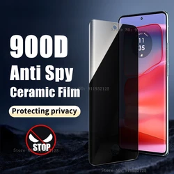 3D Curved Anti-spy Privacy Glass For Motorola Edge 50 Ultra Screen Protector Motorola Edge 50 Pro Fusion film no glass