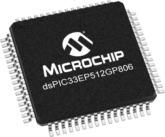 Dspic33Ep512Gp806-I/Pt Ic Mcu 16Bit 512Kb Flash 64Tqfp