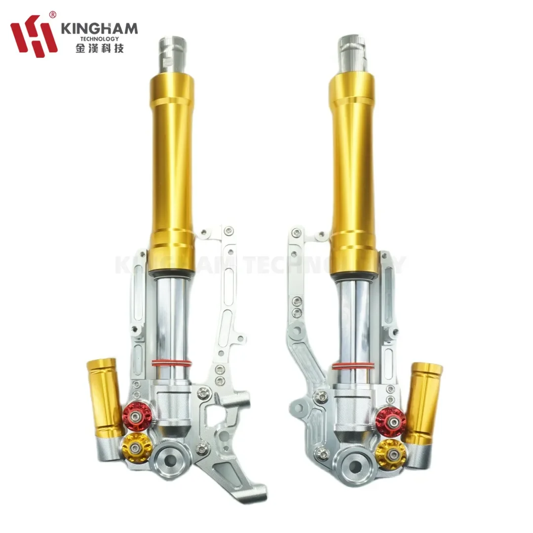 KINGHAM Rebound Adjustable Front Shock Absorber For FORZA Motorcycle Suspension Aluminum Other Motorcycle Accessories OEM ODM