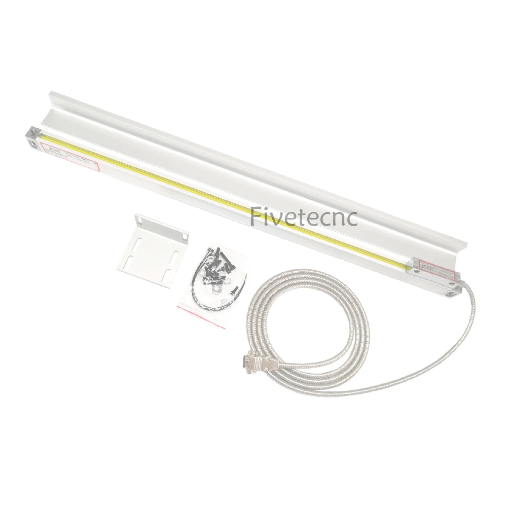 Imagem -06 - Dro Readout Digital Sensor de Medição Fresadora de Torno Codificador de Escalas Lineares Régua Óptica 0005 mm 5v