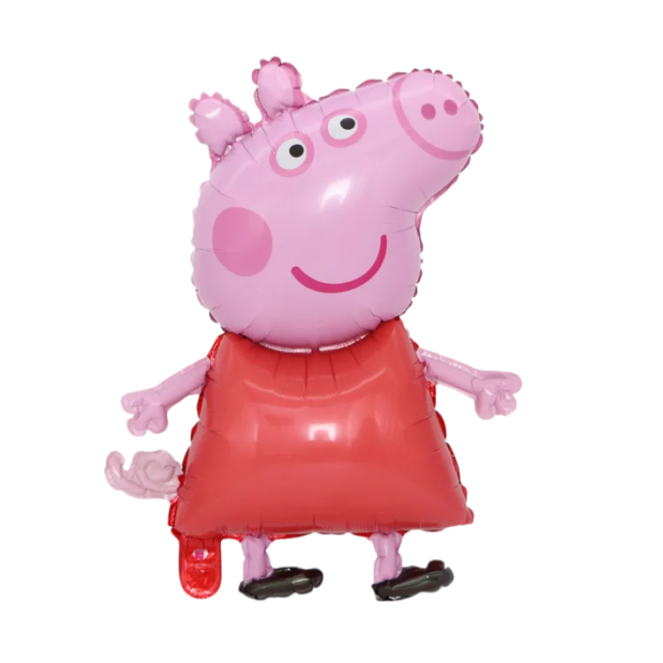 Peppa Pig Cartoon Series Balloon Set Children's Birthday Party Toys Decorative Aluminum Film Balloon Party Supplies view 6