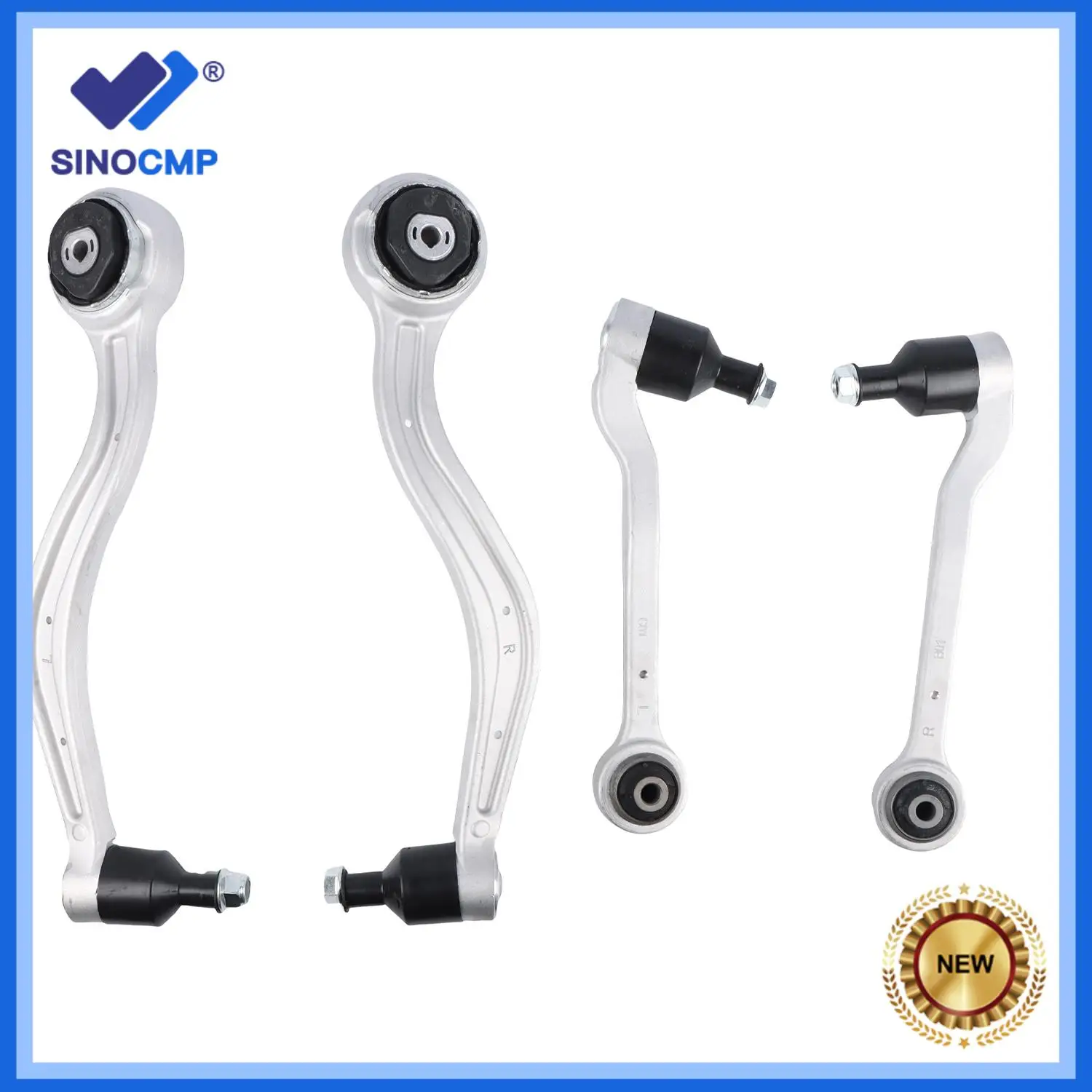 

4pcs New Suspension Control Arm MS501277+MS501278+MS501281+MS501282 For Cadillac ATS Front LH & RH Lower Forward & Rearward