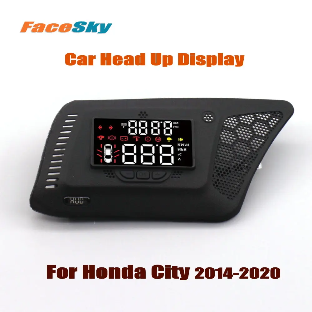 For Honda Ballade/City/Grace 2014-2020 Car Head Up Display Auto HUD Accessories Front View LCD Windshield Projector