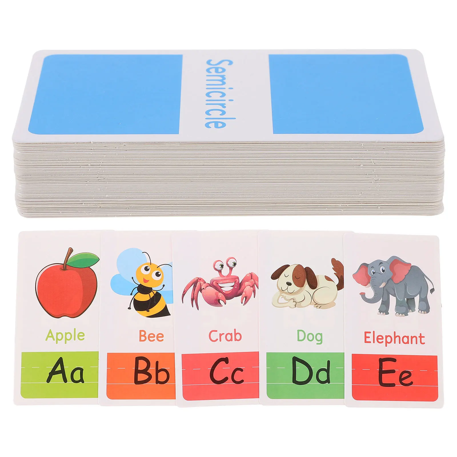 1Set Toddler Learning Flash Cards Alphabet Number Cognitive Sensory Educational Game for Preschool Memory and Vision