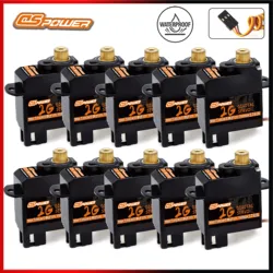 DSPOWER 2G Micro Metal Gear Digital Servo Mini Coreless Motor for RC Car Airplanes Fixed-wing Helicopter Boat Duct Plane Robot