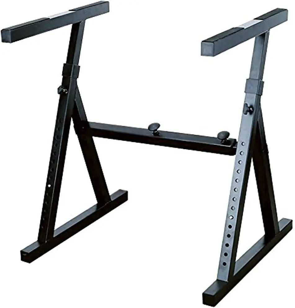 

Heavy Duty Adjustable Keyboard Stand for 88-Key Keyboards & DJ Equipment with Height & Width Settings