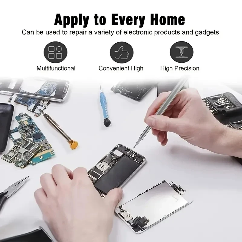 精密磁気ドライバーセット,ミニツールケース,スマートホーム,コンピューター,電話修理,24 in 1