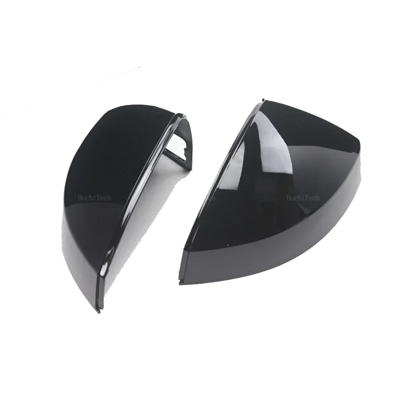 For Audi A3 S3 8V RS3 2013-2019 Side Assist Caps 1 pair Carbon fiber pattern mirror cover Black mirror cover Overlay view 6