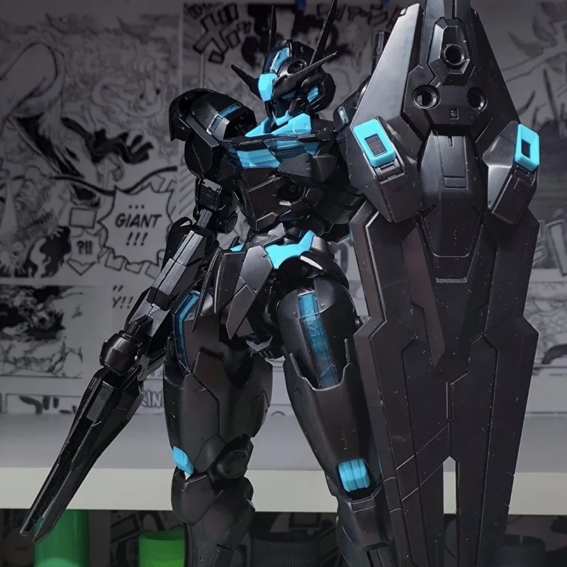 KL نموذج FM 1/100 مقياس الجوي النيون الأزرق اللون الجمعية عمل نموذج لجسم عدة الساحرة من لعبة روبوت ميركوري لهواة الجمع #3