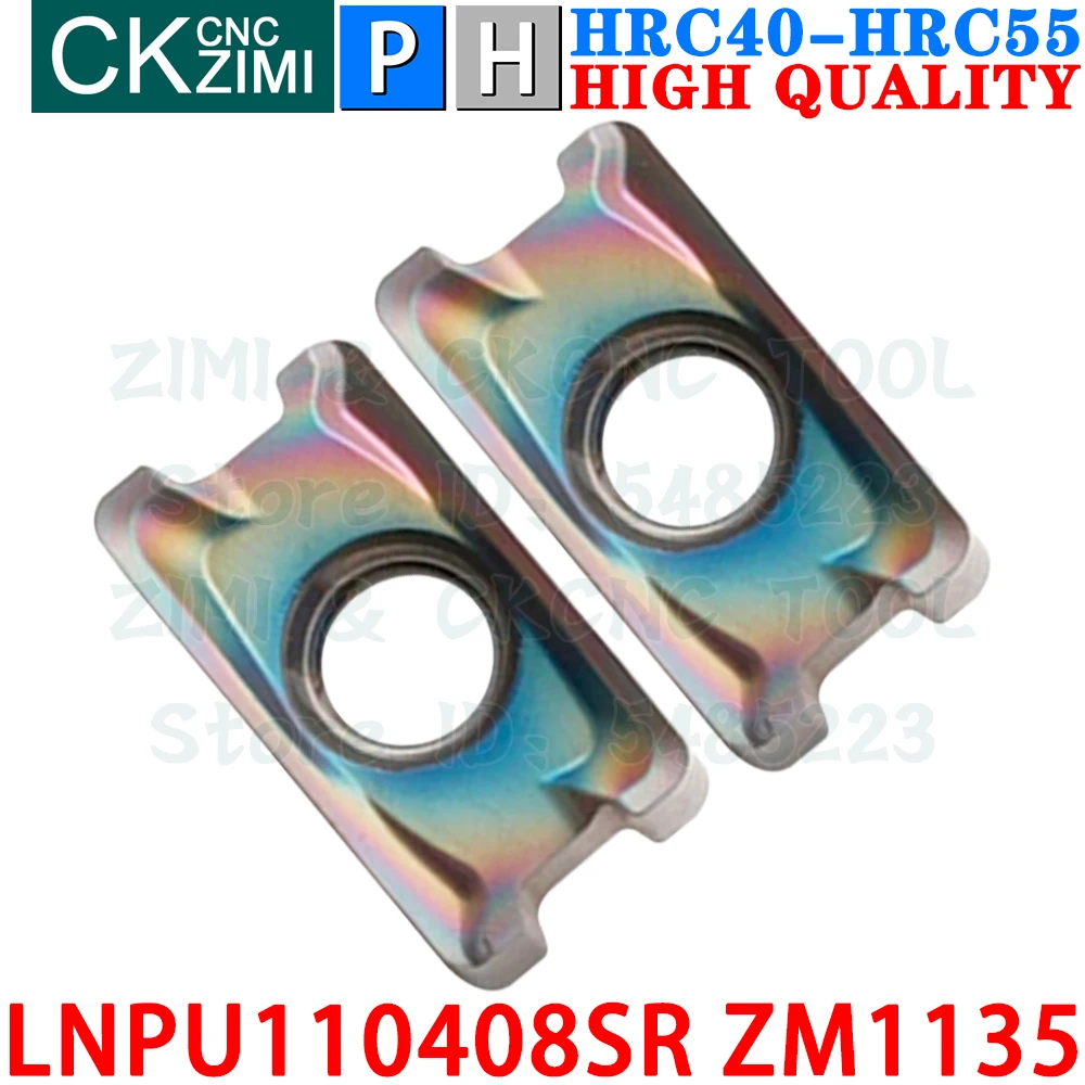 LNPU110408SR ZM1135 LNPU 110408 SR ZM1135 LNPU110408 LNMU 1104 كربيد إدراج تغذية سريعة طحن إدراج التصنيع باستخدام الحاسب الآلي فهرسة أدوات تعدين القطع الثقيلة