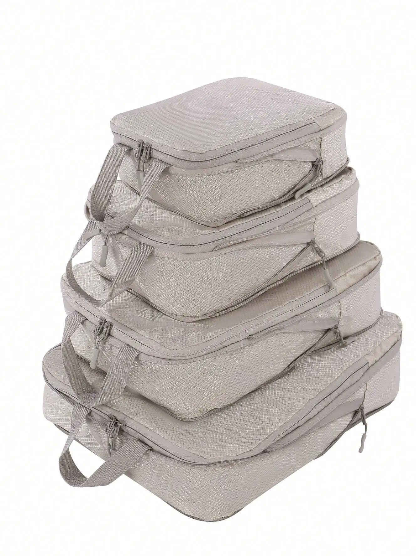 

Compression Packing Cubes Travel Bag Set Waterproof Organizer Double-Zipper Nylon Men Women Business Vacation Nylon pouch Money