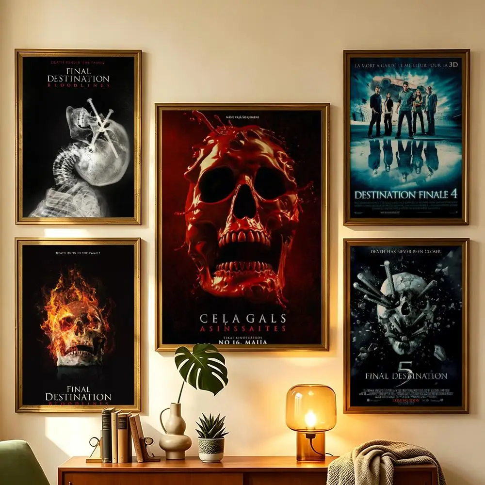movie Final Destination Poster HD Poster Sophisticated Modern Aesthetic Wall Art For Living Room Bedroom Office Cafe Decor