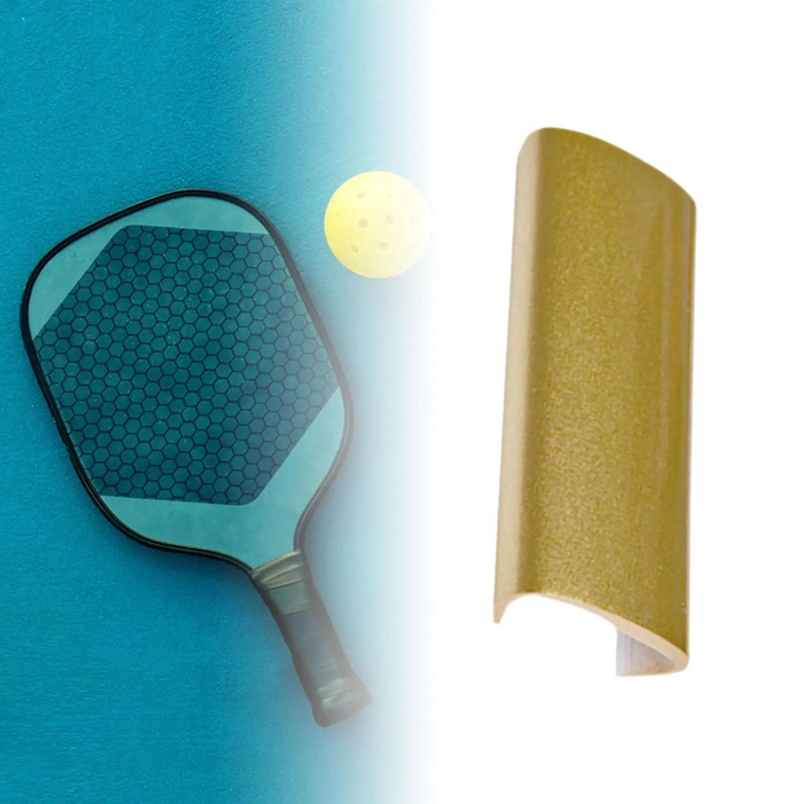 

Decorative Edge Weighted Blocks Pick Ball Paddle Clip TPU Protector for Paddle Racket Pickleball Accessories