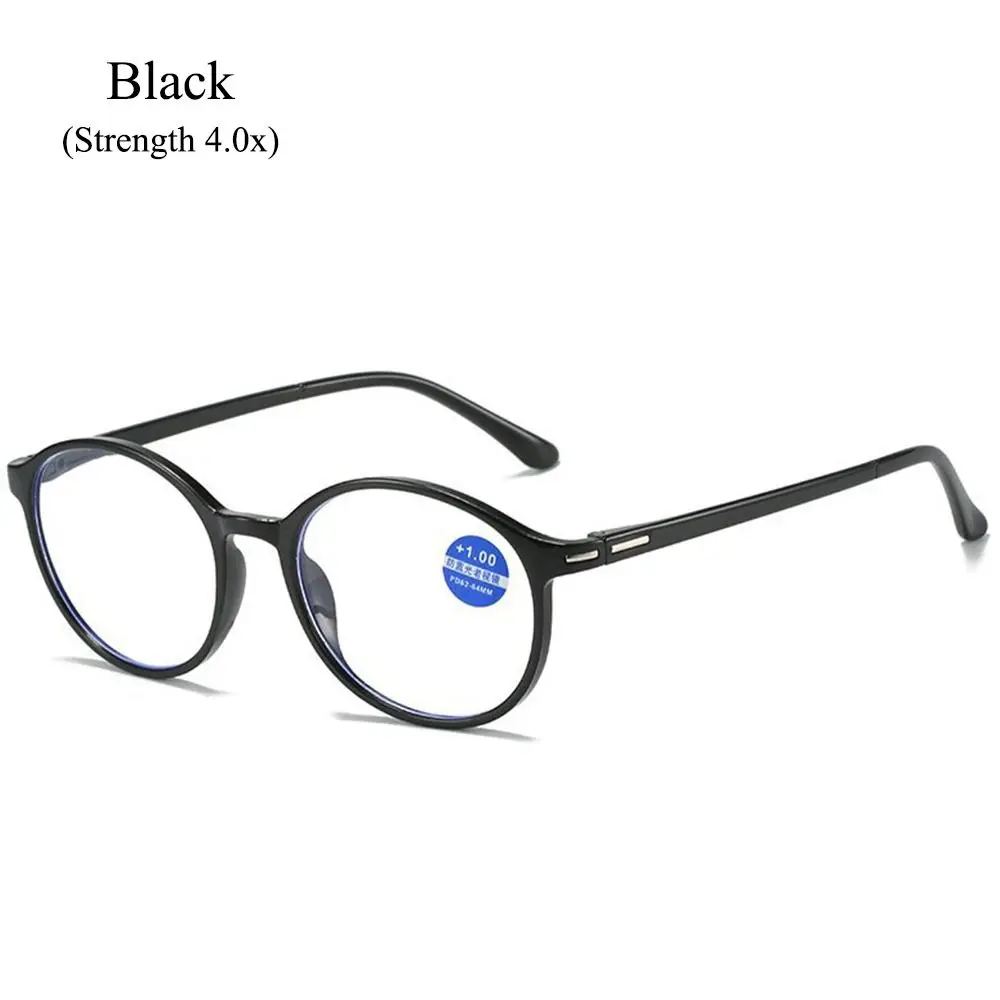 

Women & Men Spring Hinge Readers Reading Glasses Oval Frame Anti-blue Light Glasses Presbyopia Eyeglasses