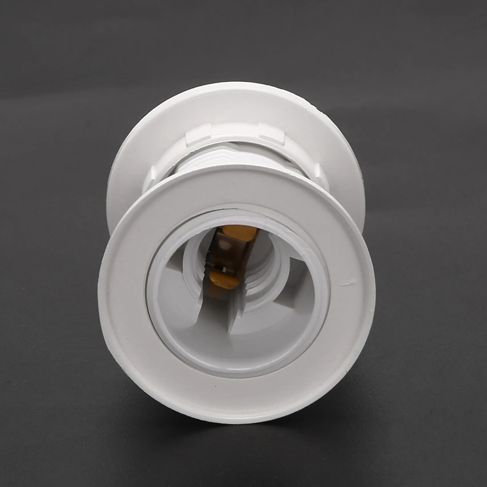 AT02-2X Plastic Shell Screw Type E14 Bulb Light Lamp Holder Socket AC 250V 2A