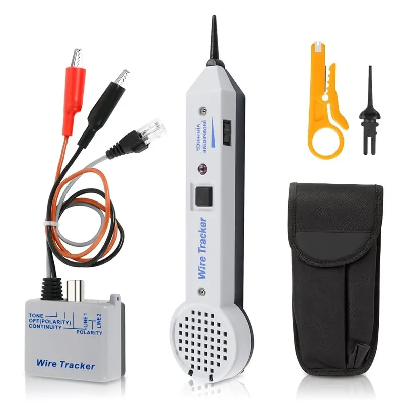 Tone Generator Kit, 200EP Wiretracer Circuit Tester, Tone Tracing Probe Kit, Accuracy Cable Tester, Line Finder