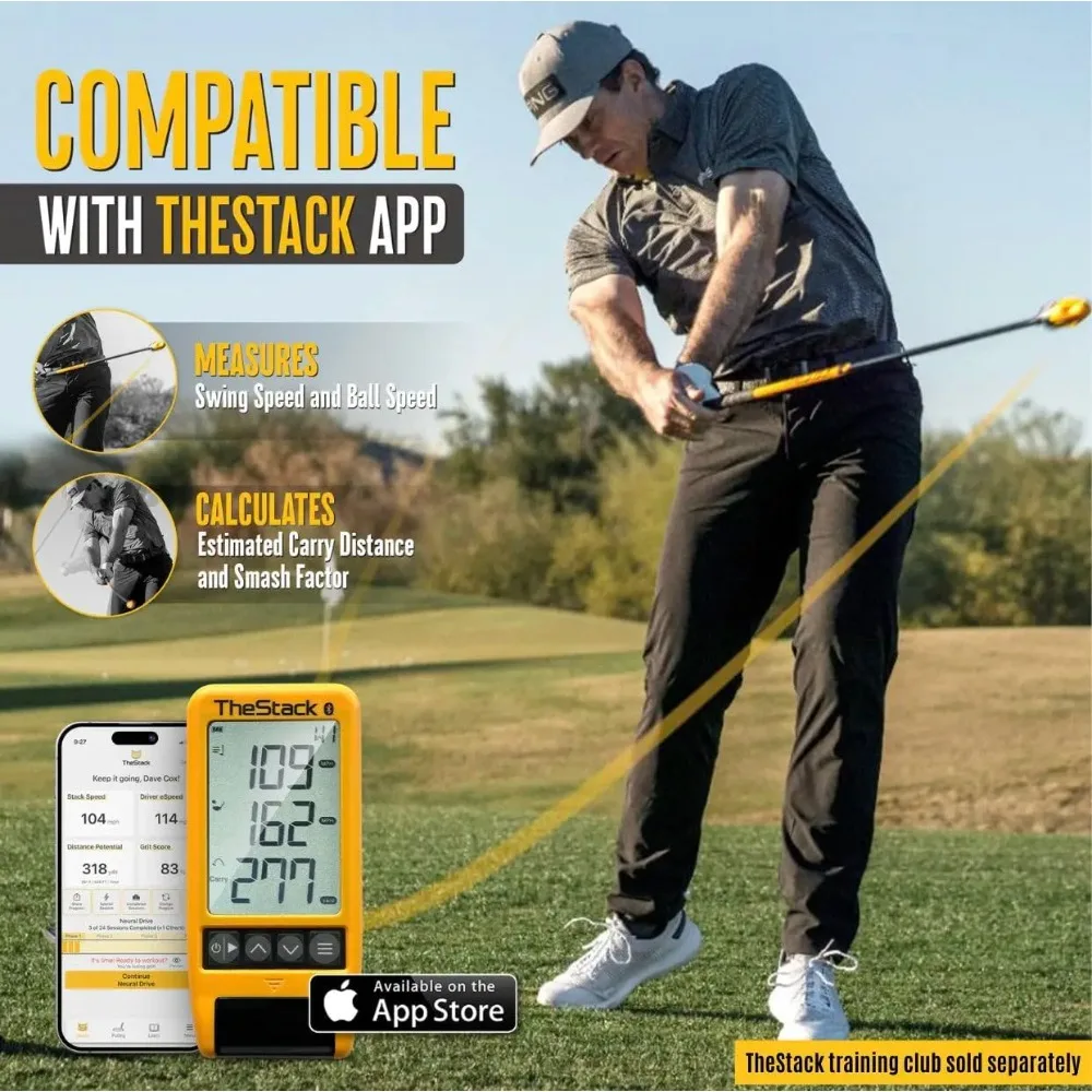 

Radar Golf Launch Monitor App-Based Training System and Golf Swing Analyzer Trainer Golf Swing Training Aid