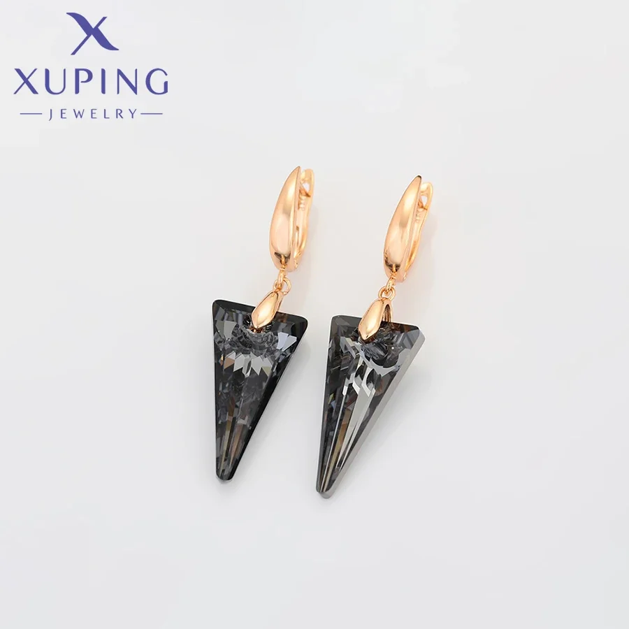 

Ювелирные изделия Xuping, Новое поступление, роскошные женские серьги с кристаллами и позолоченным подарком X000688721