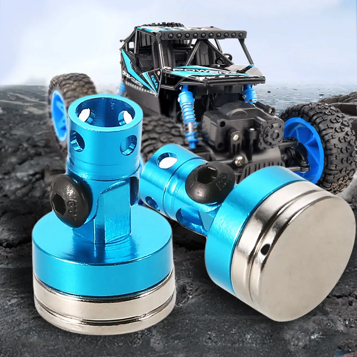 

Магнитное невидимое крепление на кузовную стойку для радиоуправляемого автомобиля 1:10 HSP SCX10 D90 GL