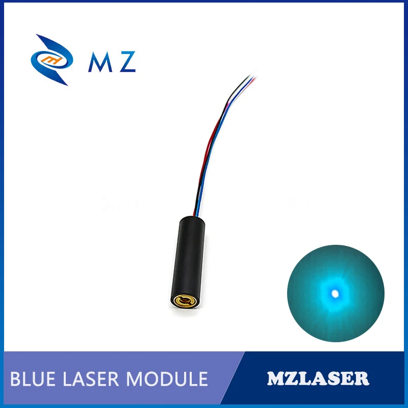 Imagem -05 - Modelo Compacto de Focalização Ajustável do Diodo Laser Laser Ciano do Ponto Máquina Industrial da Categoria D10 mm 10mw 20mw 50mw Ttl 488nm