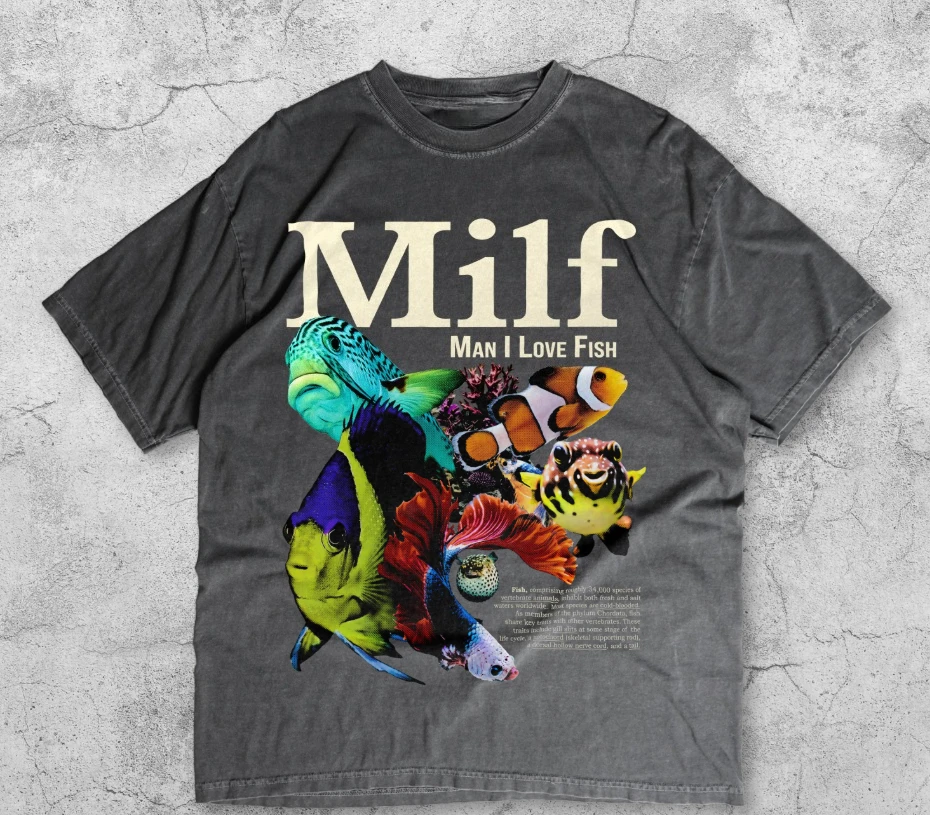 Man I Love Fish Vintage T-Shir - đánh giá và giá Aquarium Fish Meme
