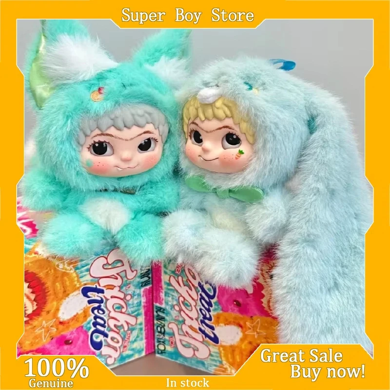 

Оригинальный Wakuku V2 Fox And Rabbit Mischief Diary, серия кукол, брелок, виниловая слепая коробка для лица, кавайная коллекционная фигурка, игрушка в подарок