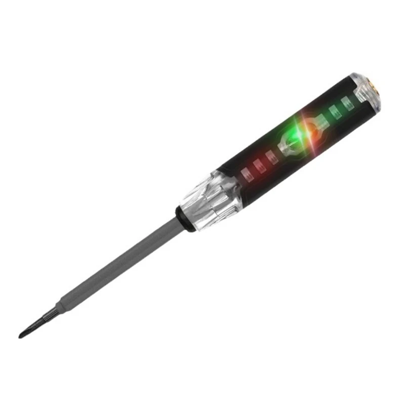 Multipurpose Screwdriver Tester Current Detector with LED Display Suitable for Electrical Work Easy Maintenance