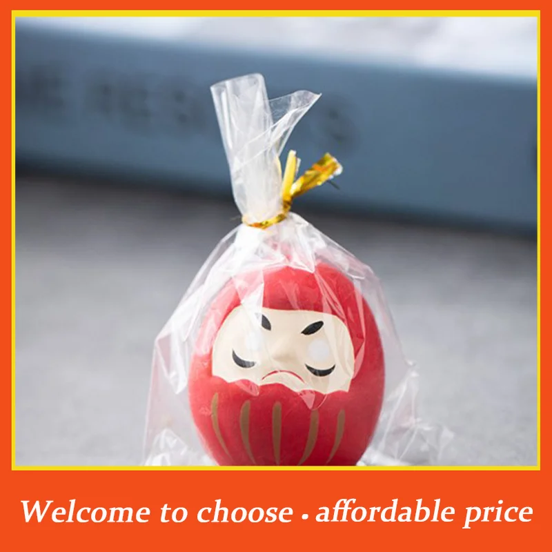 **1pc Japanese Ceramic Daruma Doll Crafts Lucky Charm Fortune Ornament Landscape Home Decor Miniature Accessories Gifts'