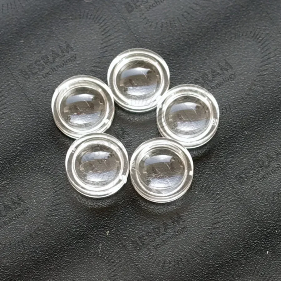 2PCS/10PCS Diameter 5mm 7mm Aspherical Focusing Acrylic Plano-convex Lens PMMA Collimating Lens Laser Diode Focusing Lens
