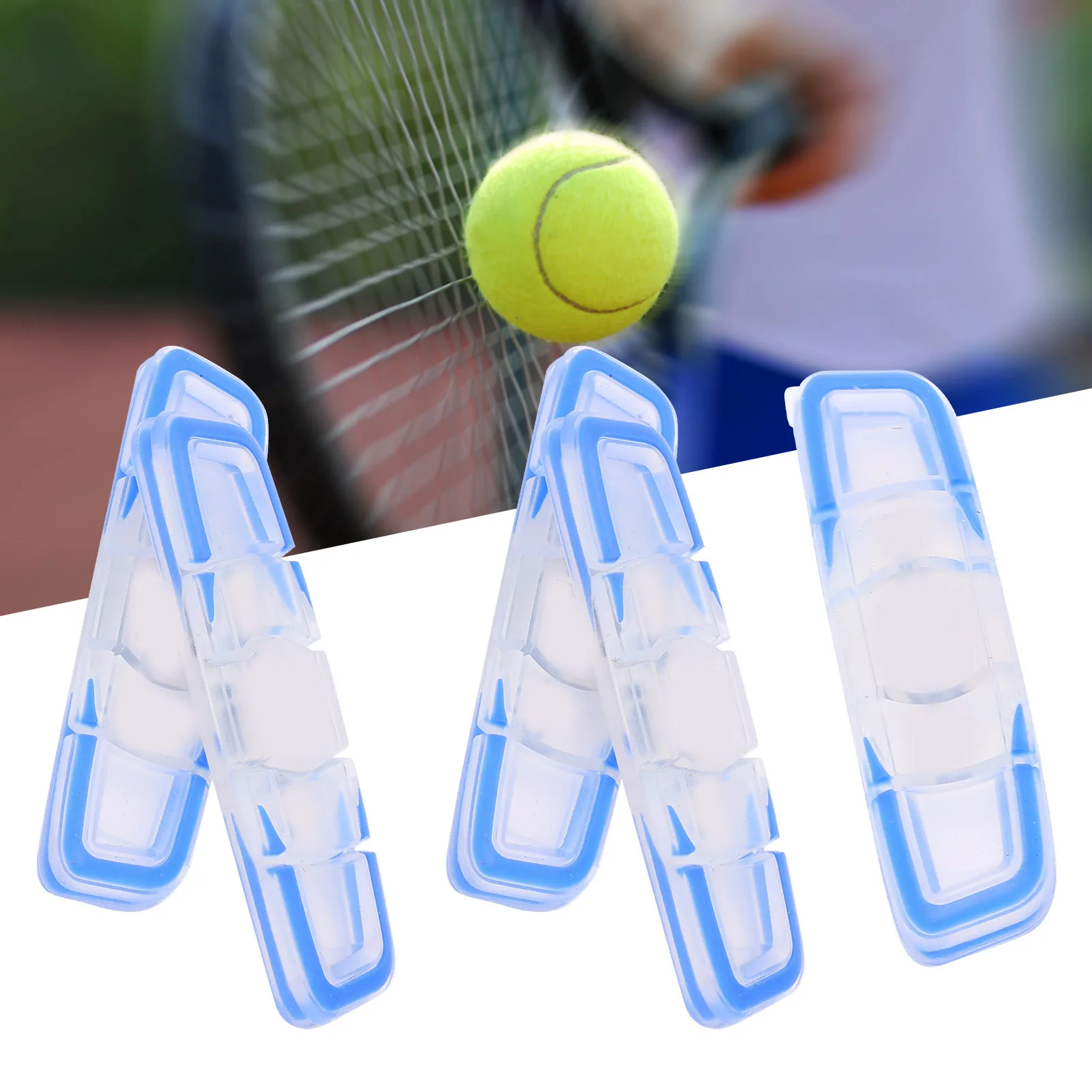 

5PCS Silicone Tennis Racquet Vibration Dampeners String Shock Absorber Shockproof Damper Part Silicone Racket Shock Absorber