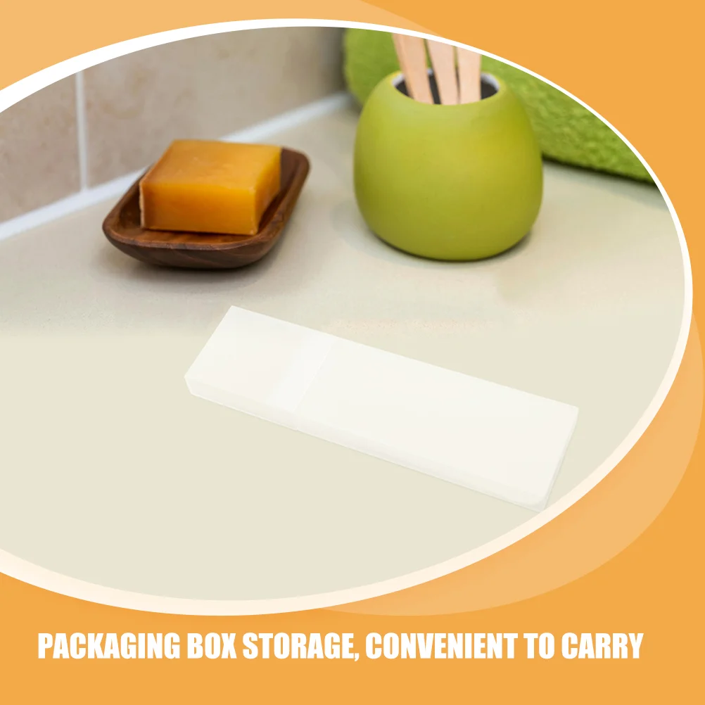 2pcs Tongue Holder Cases Storage Boxes for Cleaners Tongue Scraper Storage Box Tools Travel Outdoor Use Plastic Safe