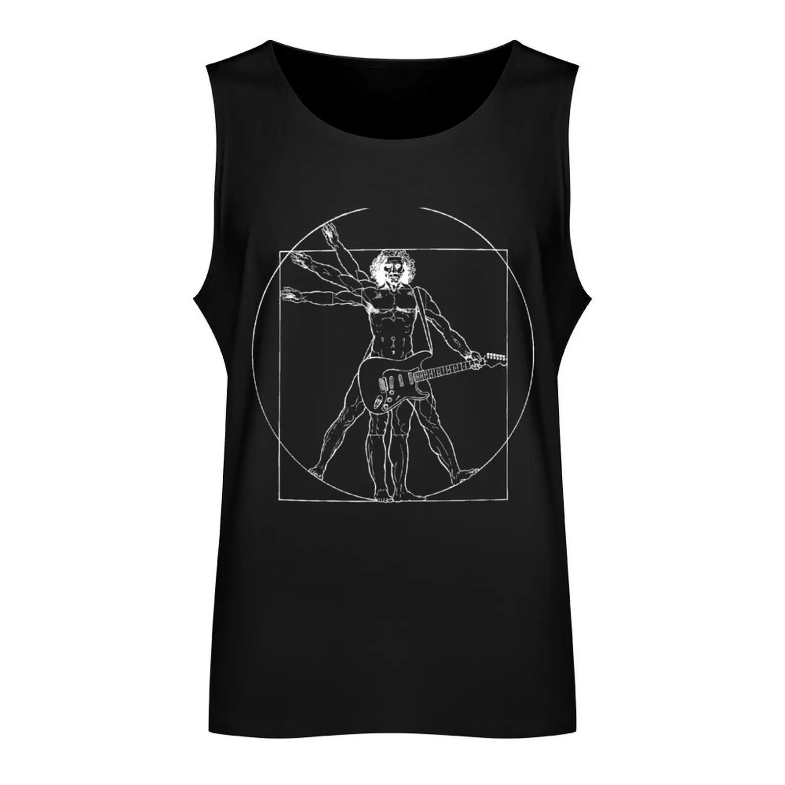 Vetruvian Rock Star Tank Top Fitness men clothing t-shirt for man mens clothing