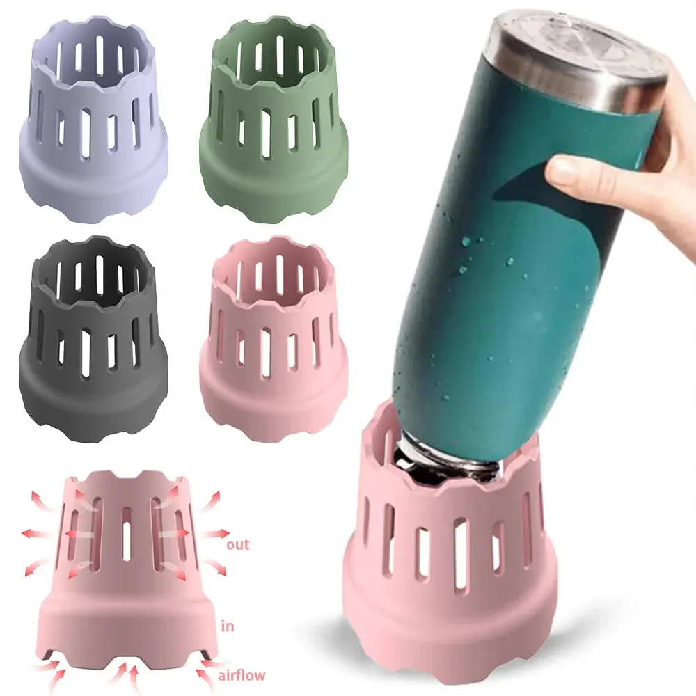 

Countertop Mug Dryer Silicone Reversing Cup Holder For Quick Drying Stackable Drinking Glass Sport Water Bottle Kitchen Supplies