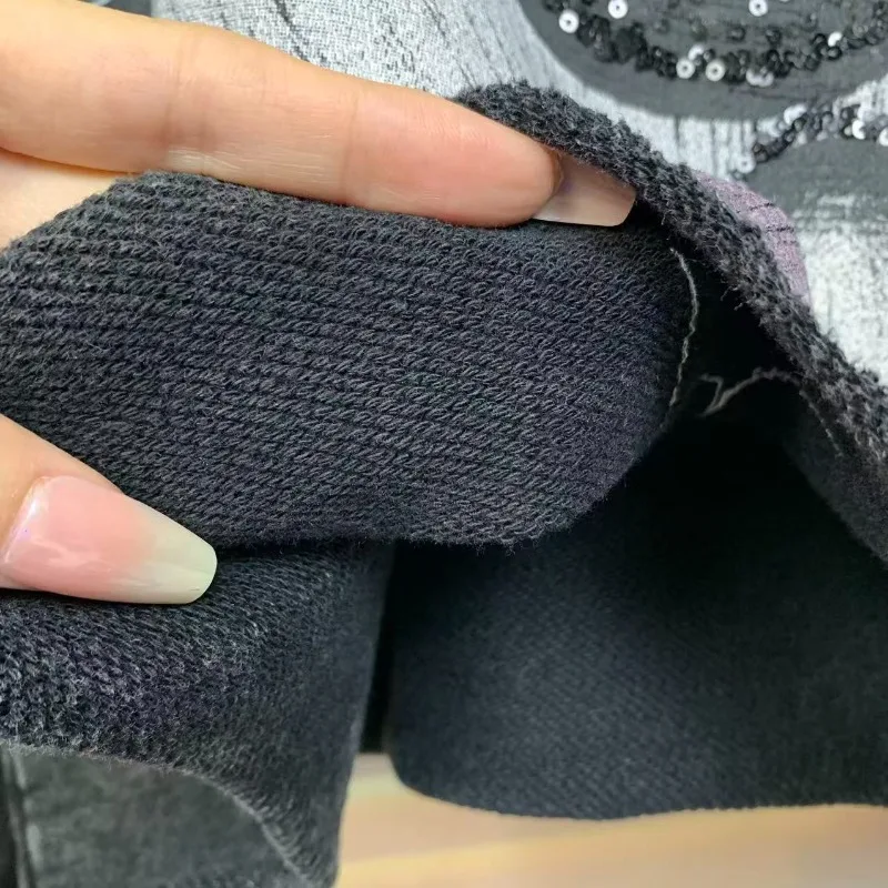 Trendy Brand Autumn Winter New Heavy Industry Cartoon Fashion Oversized Loose O-Neck Sweatshirt Women's Y2k Long-sleeves Hoodies