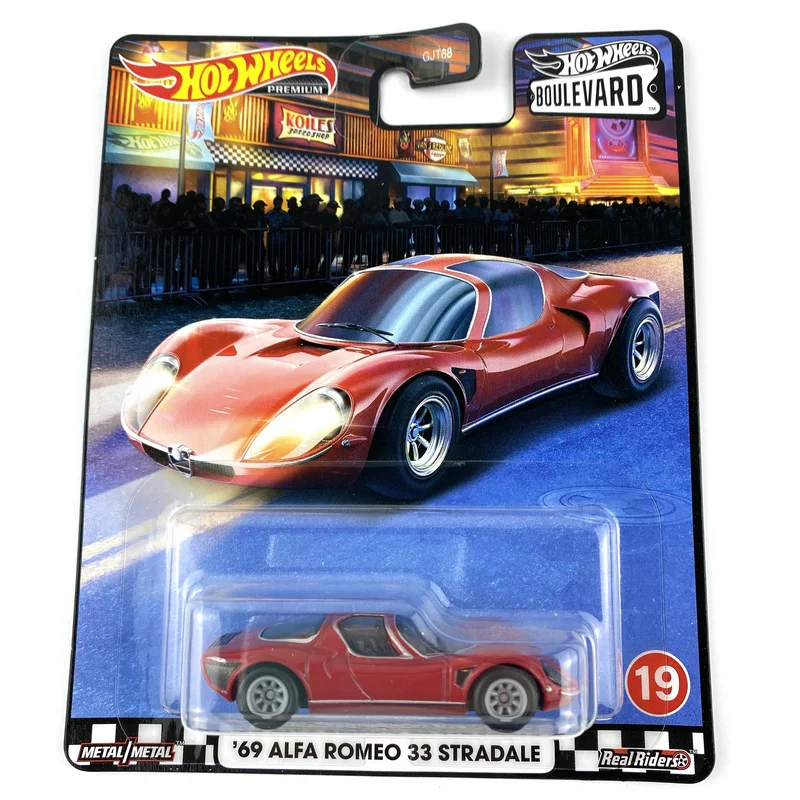 

Hot Wheels Boulevard 69 ALFAROMEO 33 STRADALE 1/64 Collection Metal Die-Cast Car GJT68