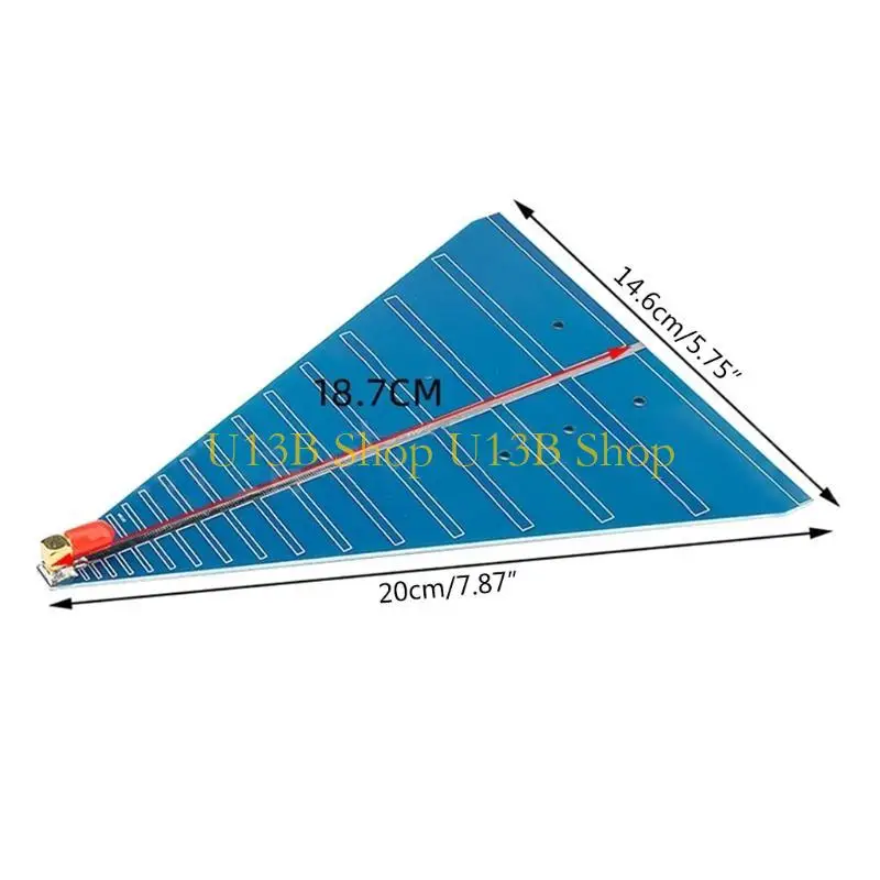U13B WiFi 어댑터 광대역 광대역 안테나 SR_LPD003_V101 (800M-6G) 대역폭 28도 안테나 방향 각도
