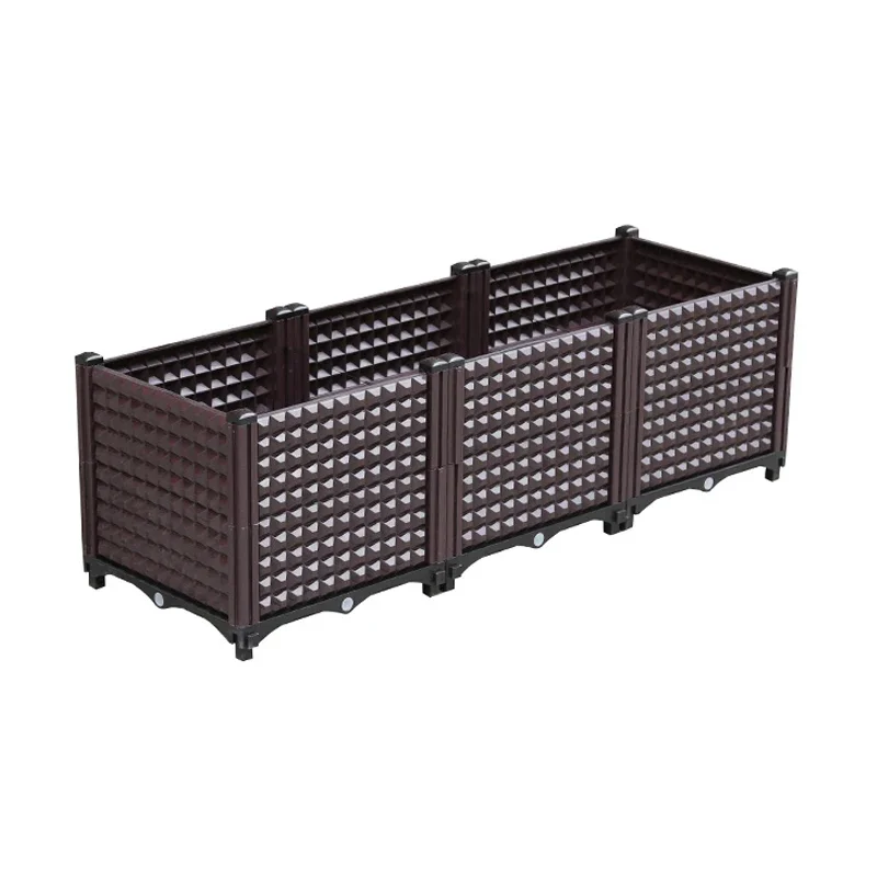 High Quality Yard Gardening Flower Planter Box Rectangle Grow Garden Bed Vegetables Planting Container