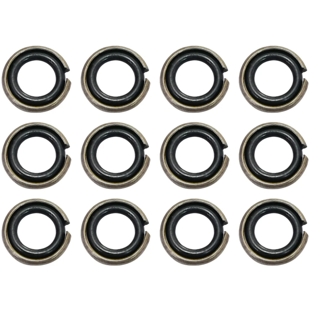 12 Sets Wrench Ring Impact Friction Socket Retainer Rings Holder Tool Parts Clips Black