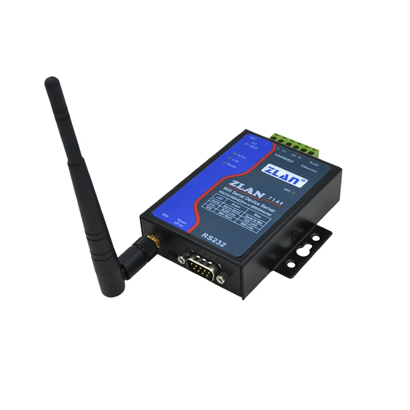 

ZLAN7144 RJ45 Rs232 к Wi-Fi JSON MQTT Шлюз Промышленный шлюз Последовательный сервер Промышленный шлюз