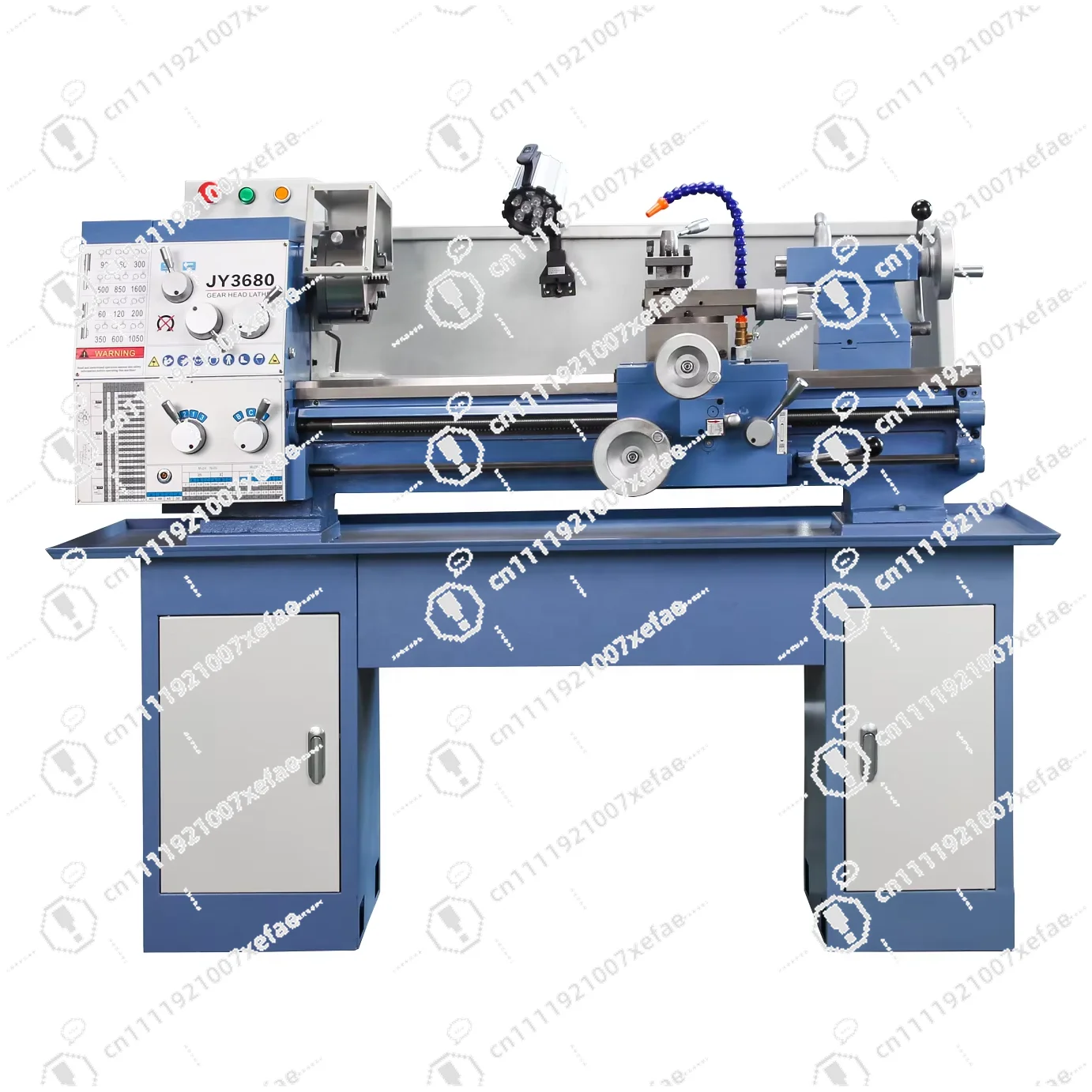 JY3680 800mm Gear Head Household Desktop Manual Lathe Economical High-precision Mini Lathe Metal Mesoporous Cloth Combination