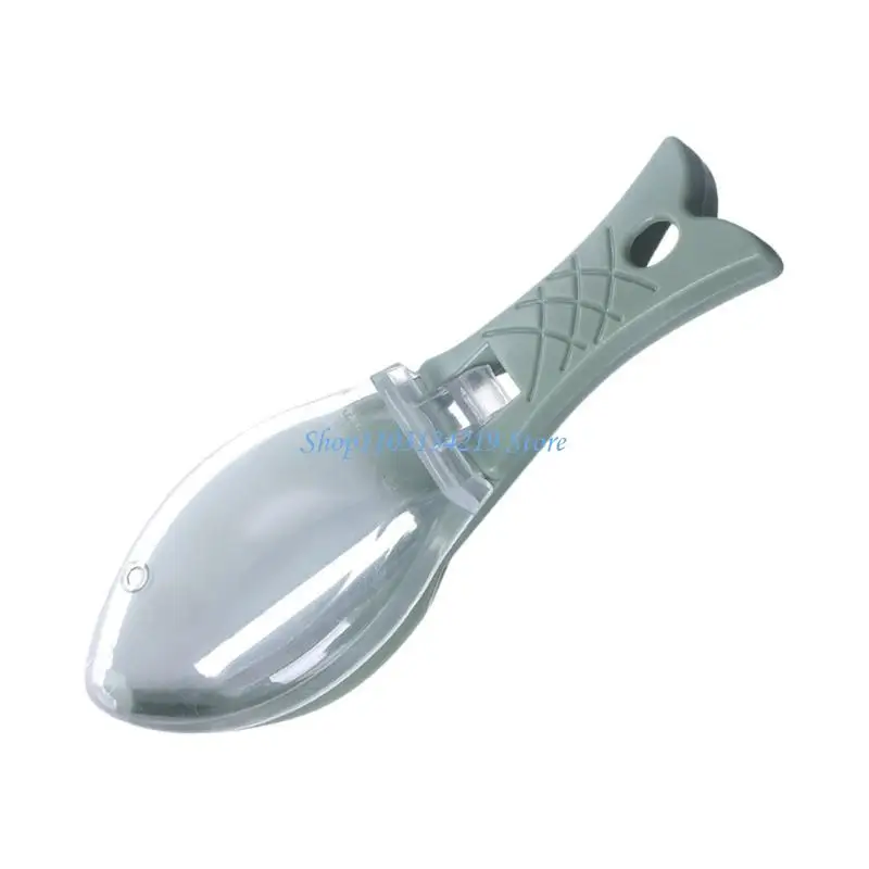 N5KC Fish Skin Brush Fast Remove Fish Scale Scraper Planer Kitchen Cooking Accessory