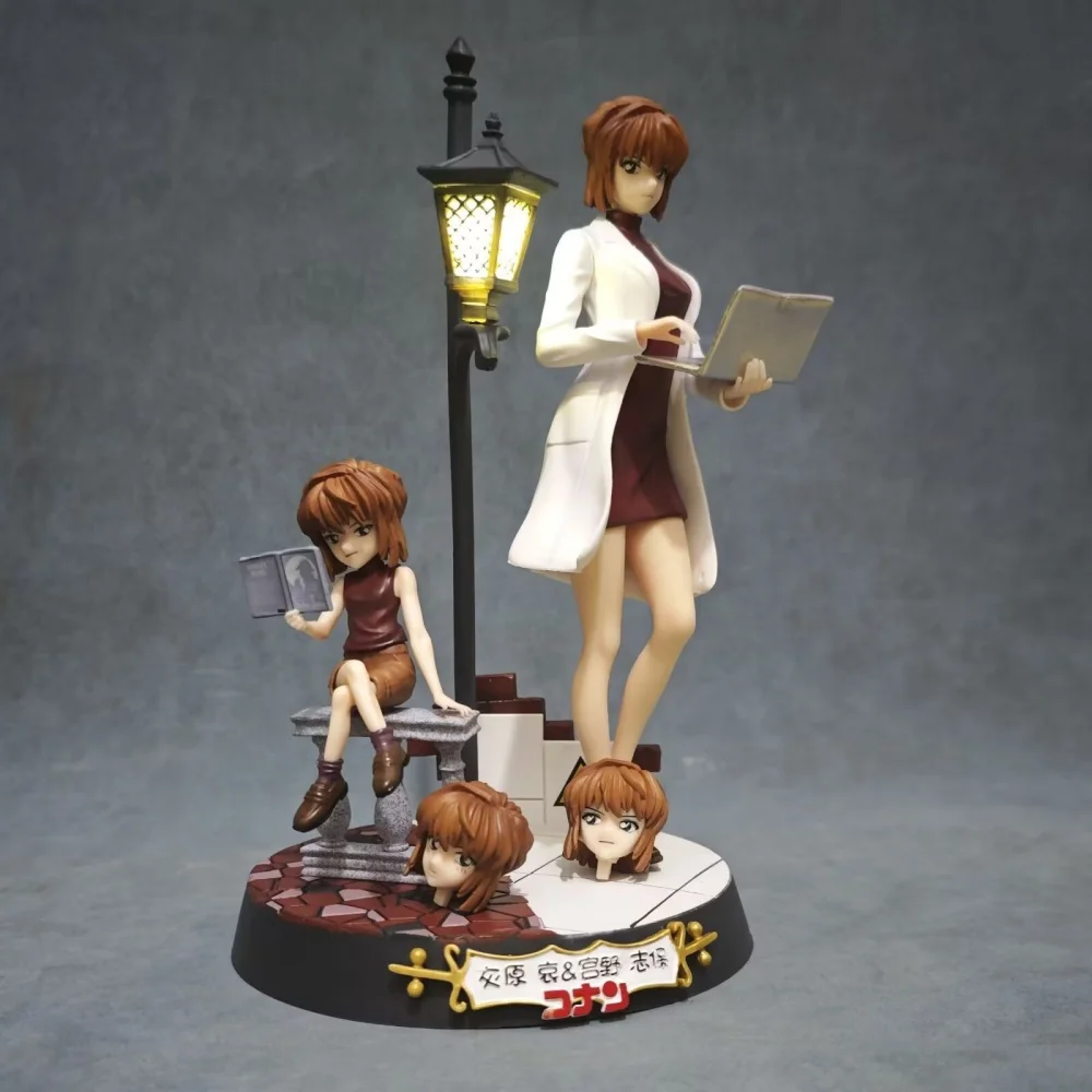 

Аниме-фигурка Детектив Конан: Мияно Шихо, Хайбара Ай, коллекционная модель из ПВХ, 26 см